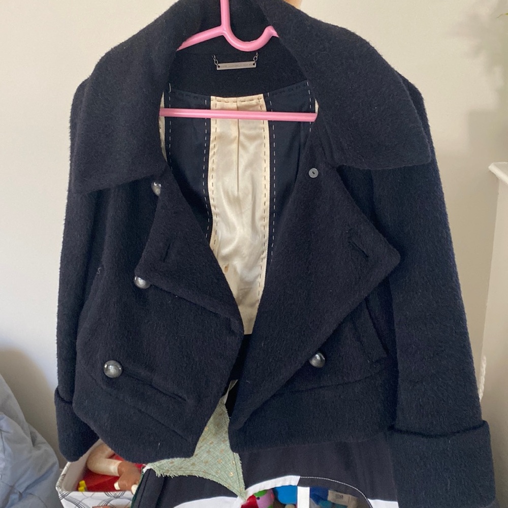 Diane von Furstenburg short coat size 4